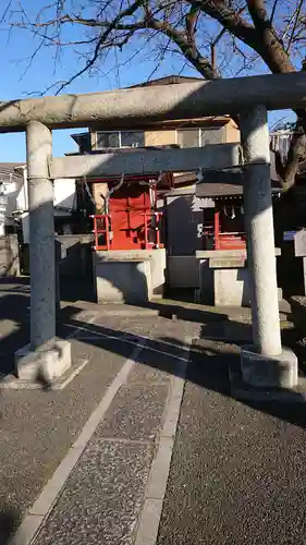 多摩川諏訪神社の鳥居