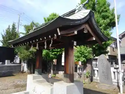 水元神社の手水舎