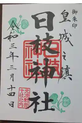 (直書き)東京十社巡り