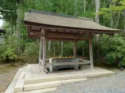 高野山金剛峯寺の手水舎
