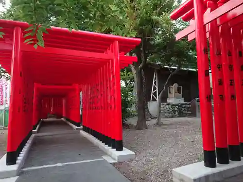 雨宮社の鳥居