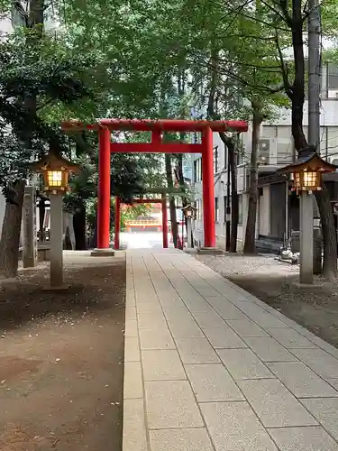 花園神社の鳥居