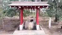 柞祖霊社の手水舎