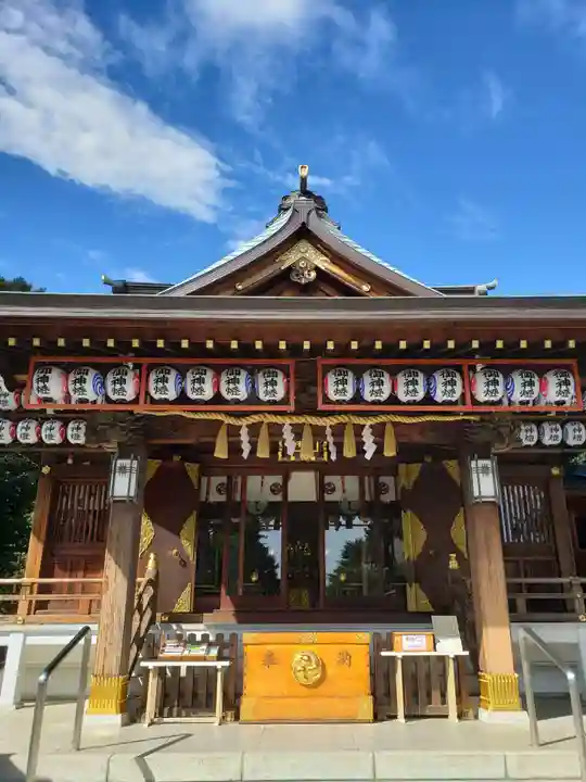中野沼袋氷川神社の本殿・本堂