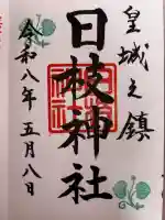 日枝神社の御朱印