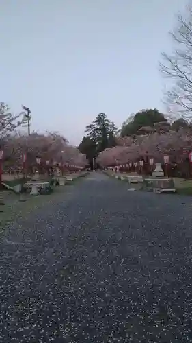 相馬中村神社の庭園