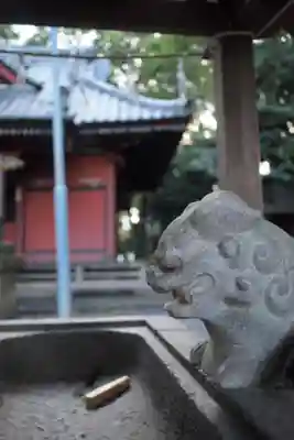 中氷川神社の手水舎