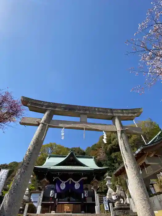 草津八幡宮の鳥居