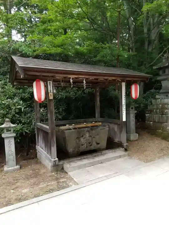 白根神社の手水舎