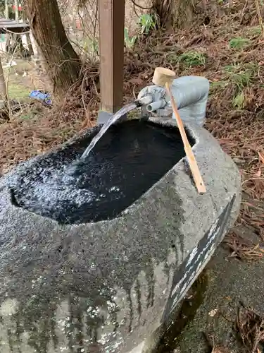 湯野上温泉神社の手水