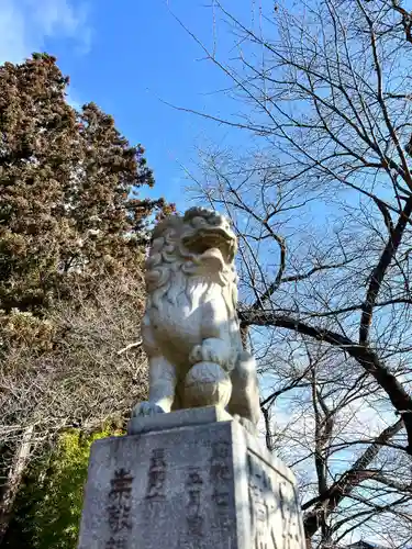 蚊里田八幡宮の狛犬