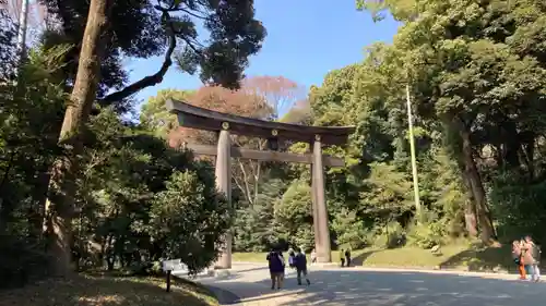 明治神宮の鳥居