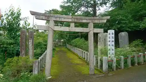 白瀧神社の鳥居