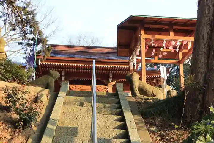 阿久津「田村神社」(郡山市阿久津町)旧社名:伊豆箱根三嶋三社の景色