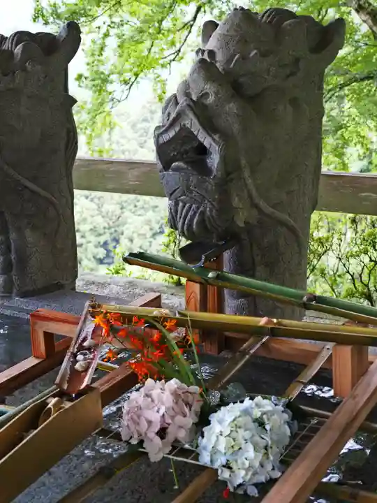 太龍寺の手水舎