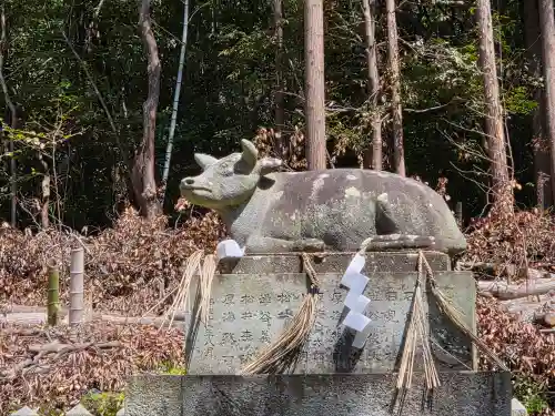 天満神社の像