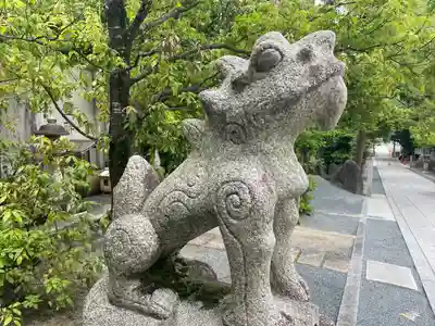 （山田）伊射奈岐神社の狛犬