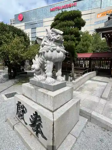 警固神社の狛犬
