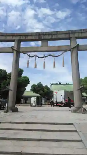 生國魂神社の鳥居