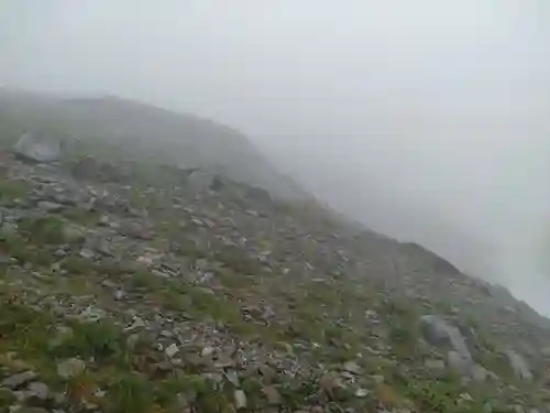 雄山神社峰本社の景色