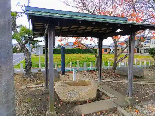 寺野神社の手水舎