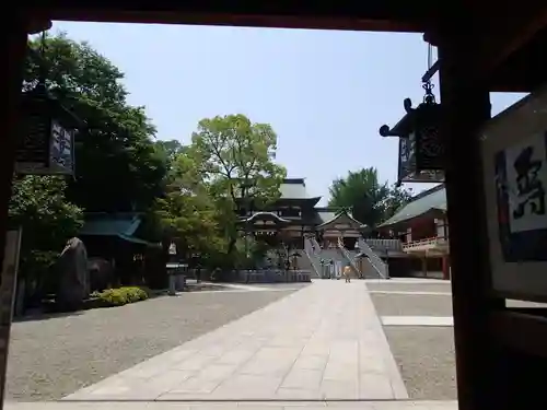 伊豫豆比古命神社の景色