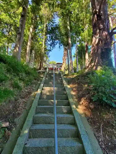 阿久津「田村神社」（郡山市阿久津町）旧社名：伊豆箱根三嶋三社の景色