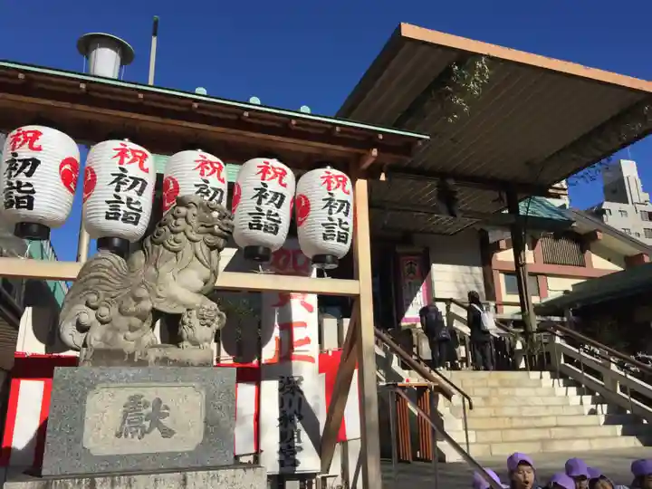 深川神明宮の狛犬