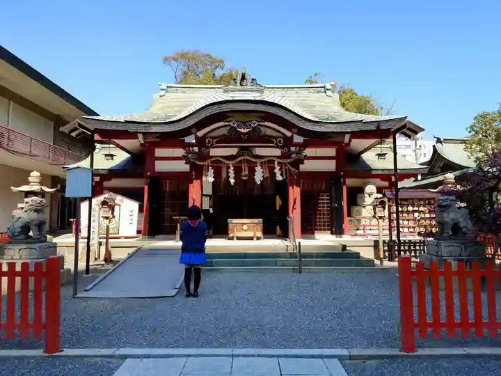 開口神社の本殿・本堂