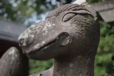 安積國造神社の狛犬