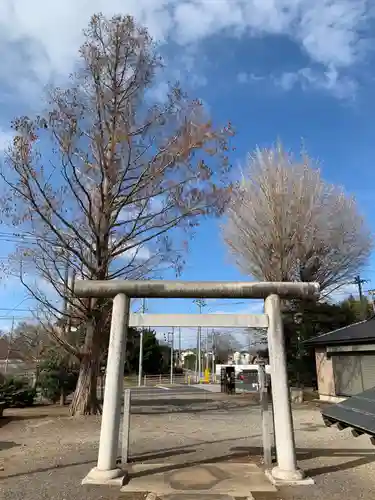 武州稲荷神社の鳥居