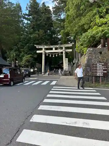 諏訪大社下社春宮の鳥居