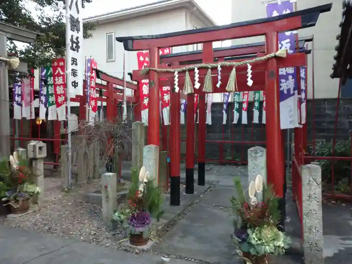八幡社(中島八幡社)の鳥居