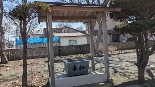 根室出雲神社の手水