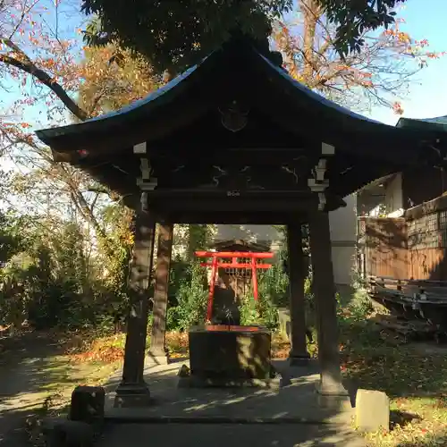 神明神社の手水