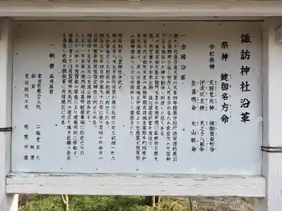 諏訪神社の歴史
