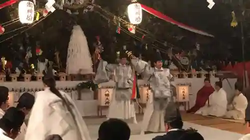 三納代八幡神社のお祭り