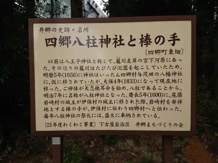 四郷八柱神社の歴史