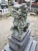 柚須天満宮の狛犬