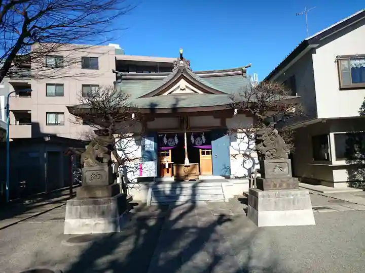 穏田神社の本殿・本堂