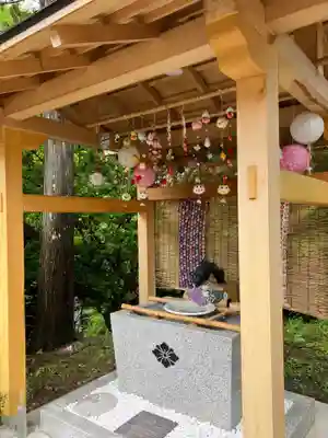 厚真神社の手水舎