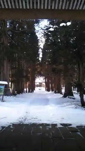 早池峰神社の景色