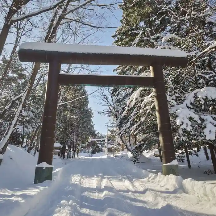 網走神社の鳥居