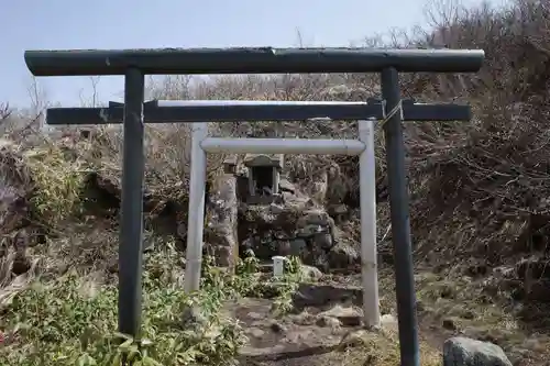 飯縄神社 奥社の鳥居