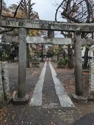 浮島稲荷神社の鳥居