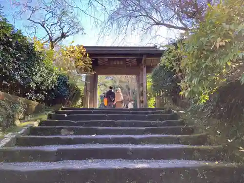 明月院の山門・神門