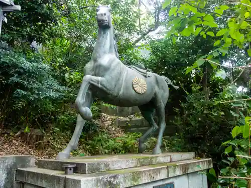 新羽杉山神社の狛犬