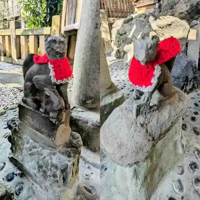 被官稲荷神社の狛犬