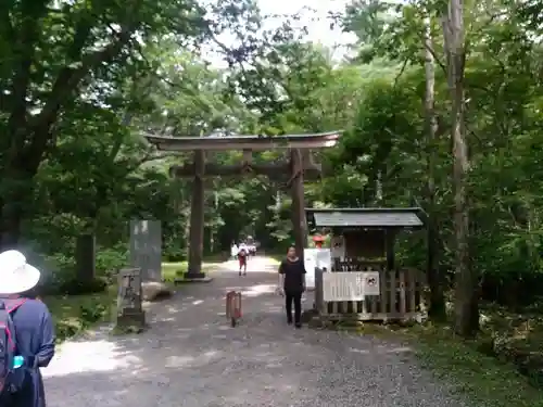 戸隠神社奥社の鳥居