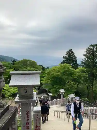 大山阿夫利神社の景色